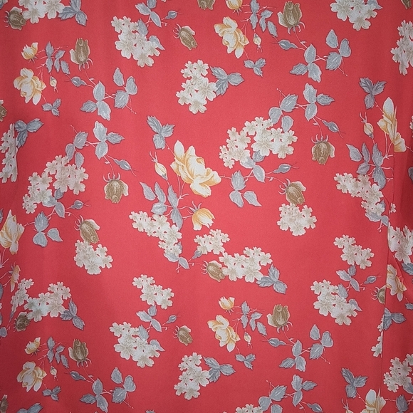 Adrienne Vittadini blouse sz small floral design - Picture 3 of 6